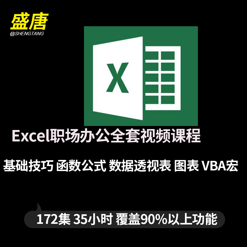 ExcelÊÓÆµ½Ì³Ì½Ìѧº¯Êý¹«Ê½Í¸ÊÓͼ±í±í¸ñ°ì¹«2016officeÈ«Ì×Êý¾Ý