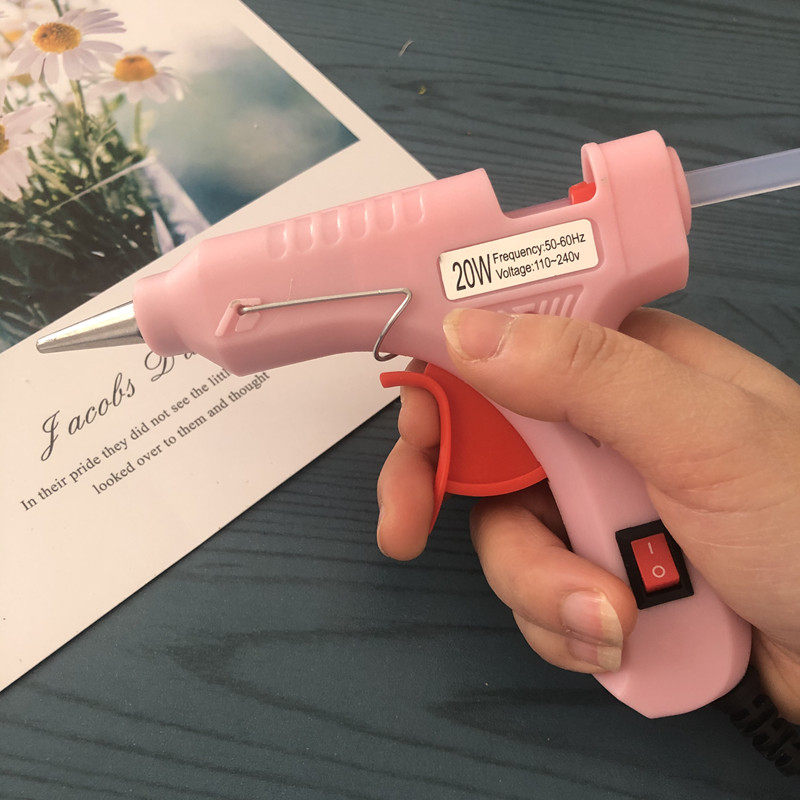 「姚小盒手作」diy手工制作家用工具小号20w热熔胶枪7mm胶棒,五金/工具,热胶枪,淘宝优惠券,粉丝福利购,淘宝优惠卷
