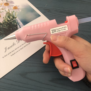 「姚小盒手作」diy手工制作家用工具小号20w热熔胶枪7mm胶棒