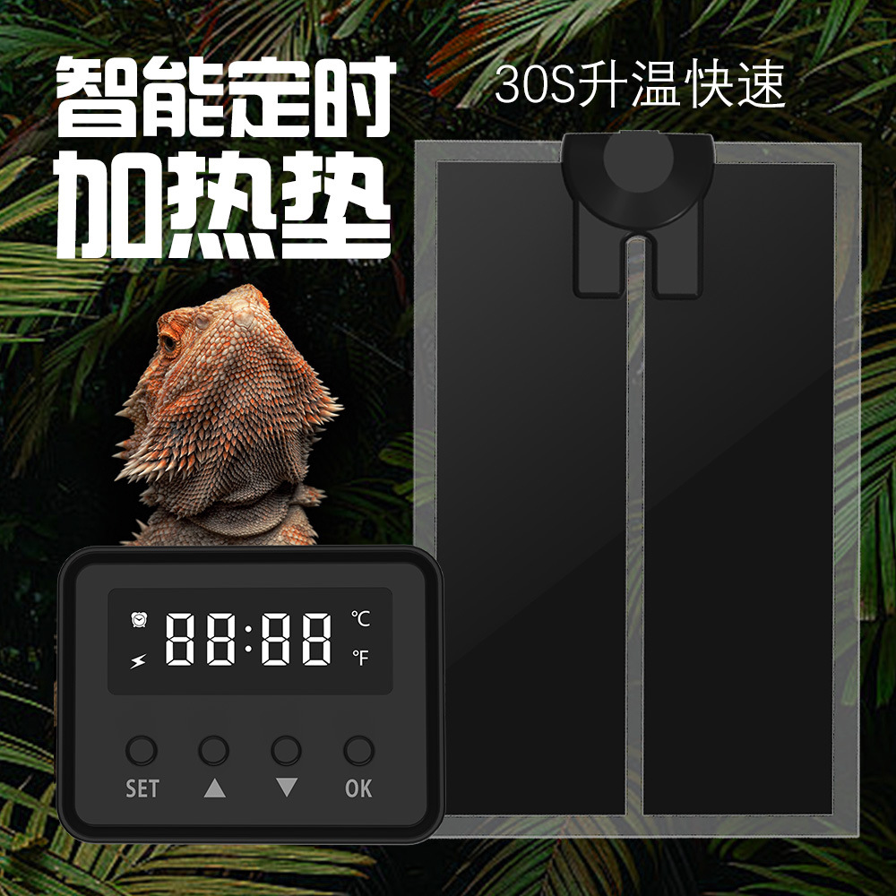 蜥蜴变色龙24小时定时温控垫
