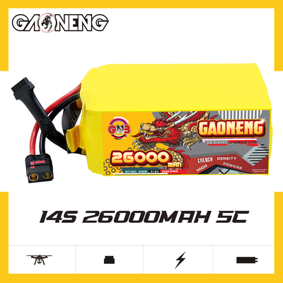 GNB高能26000mAh 14S 51.8V 5C无人机四轴飞行器半固态锂离子电池