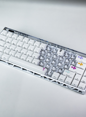 MELGEEK小蜜蜂Made68客制化改装克罗心键帽个性自定义wooting键帽