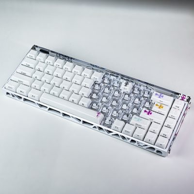 MELGEEK小蜜蜂Made68客制化改装克罗心键帽个性自定义wooting键帽