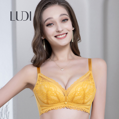 露迪尚品蕾丝无钢圈中厚文胸