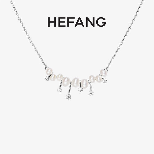 何方珠宝流星珍珠锁骨链