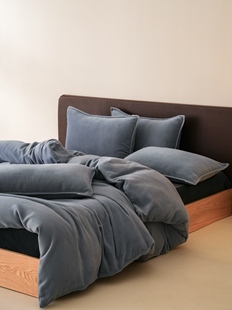 高端新品 保暖舒适柔软糯质感细腻 芸羚绒四件套时序系列套件秋冬款