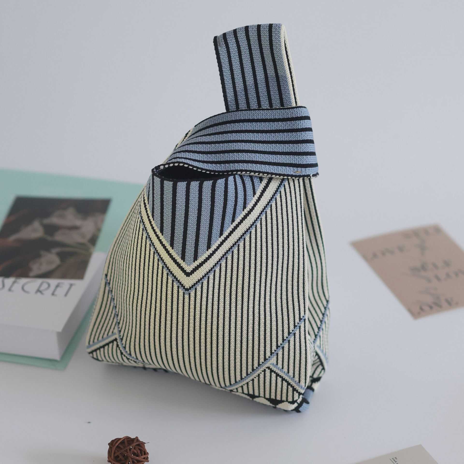 针织女包日常百搭手提袋大容量