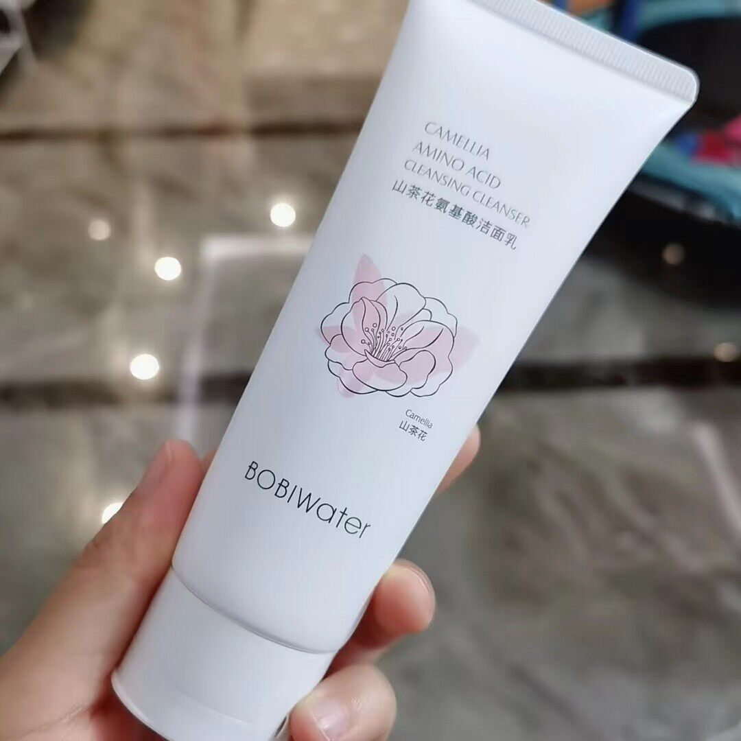 BOBI WATER洗面奶波碧水新款山茶花氨基酸洁面乳水动力清透洁面