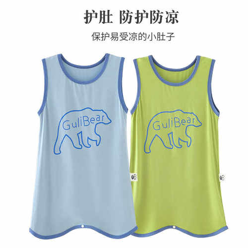 夏季无袖薄款莫代尔家居服