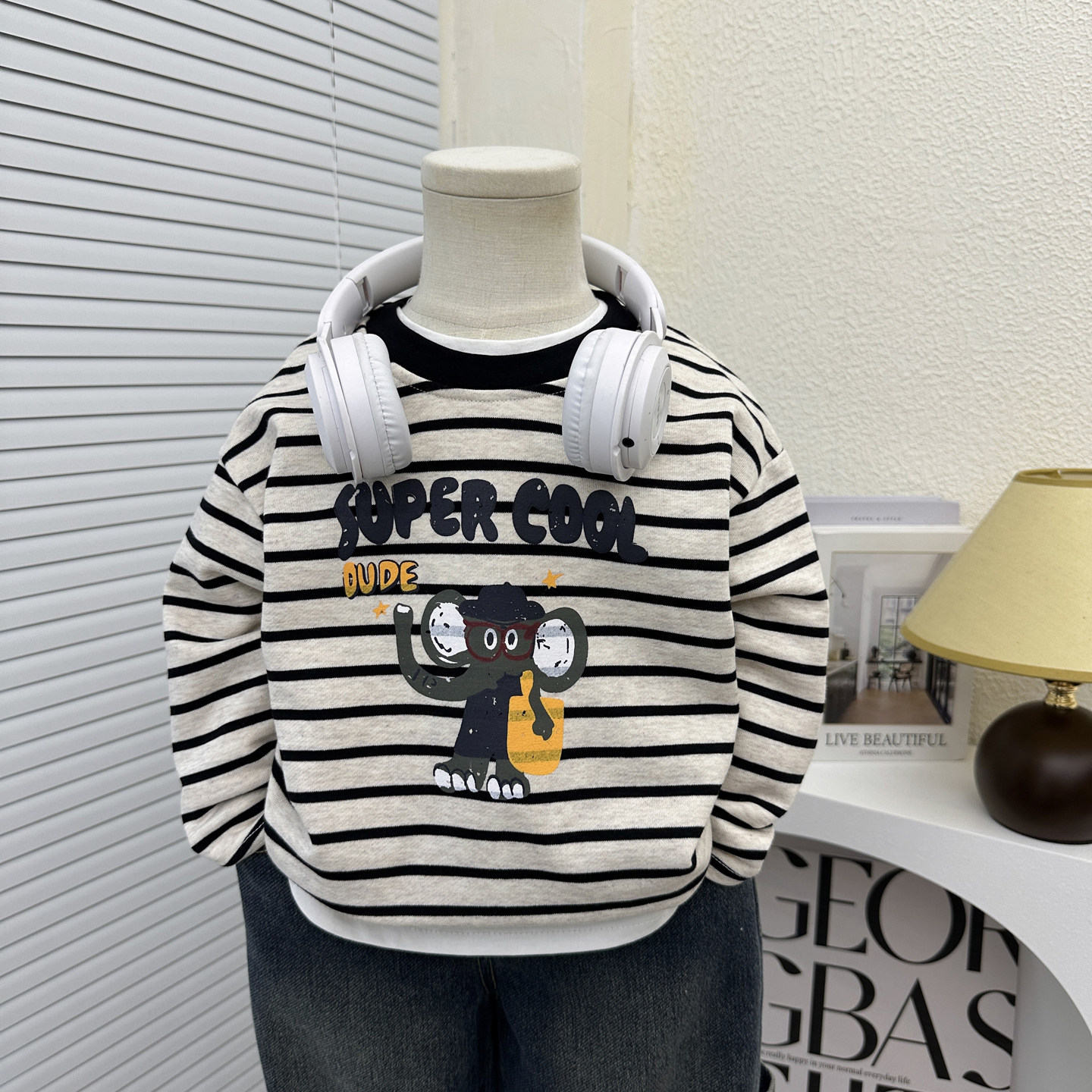 儿童长袖t恤男童2025新款纯棉长袖上衣中大童男孩夏装衣服潮