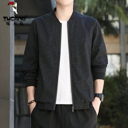 啄木鸟薄款男士夹克防风外套