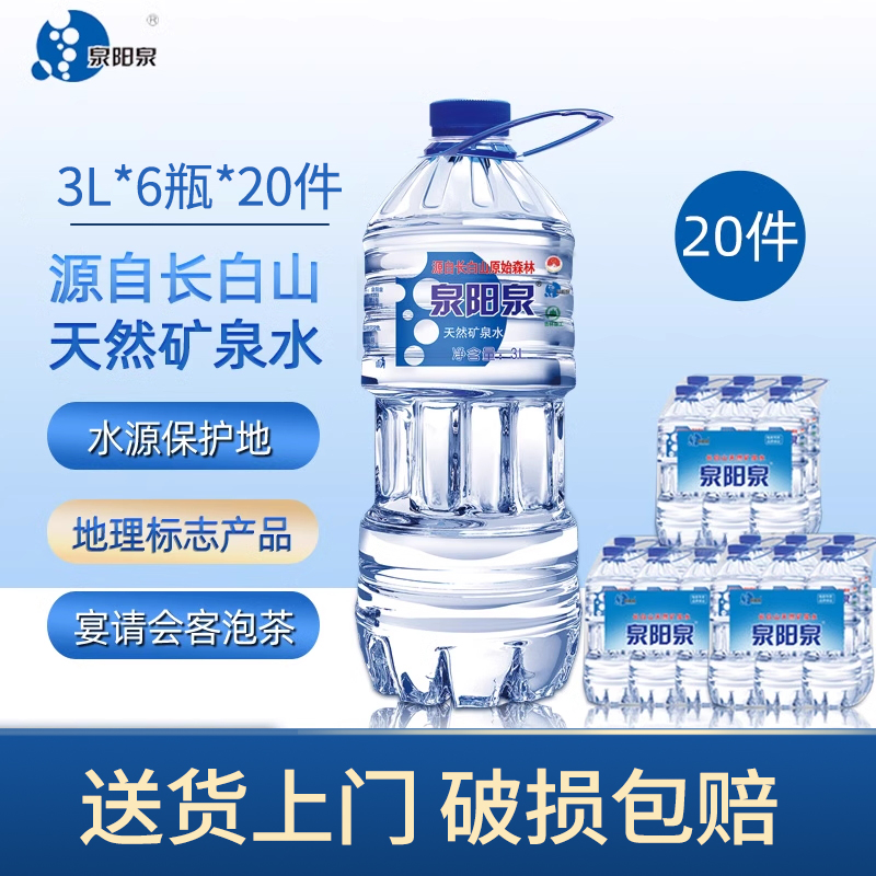 泉阳泉饮用水长白山天然矿泉水