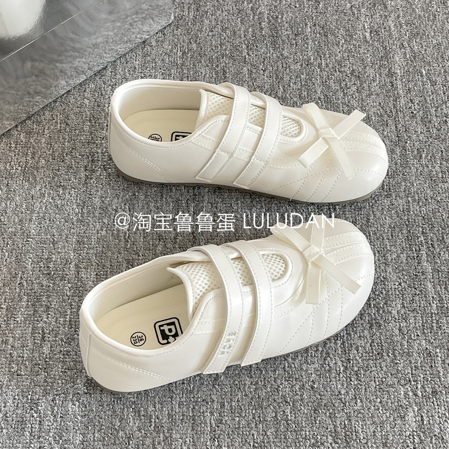 鲁鲁蛋 蝴蝶结芭蕾鞋2026年超火的鞋子配裙子小香风玛丽珍单鞋女,女鞋,深口单鞋,淘宝优惠券,粉丝福利购,淘宝优惠卷