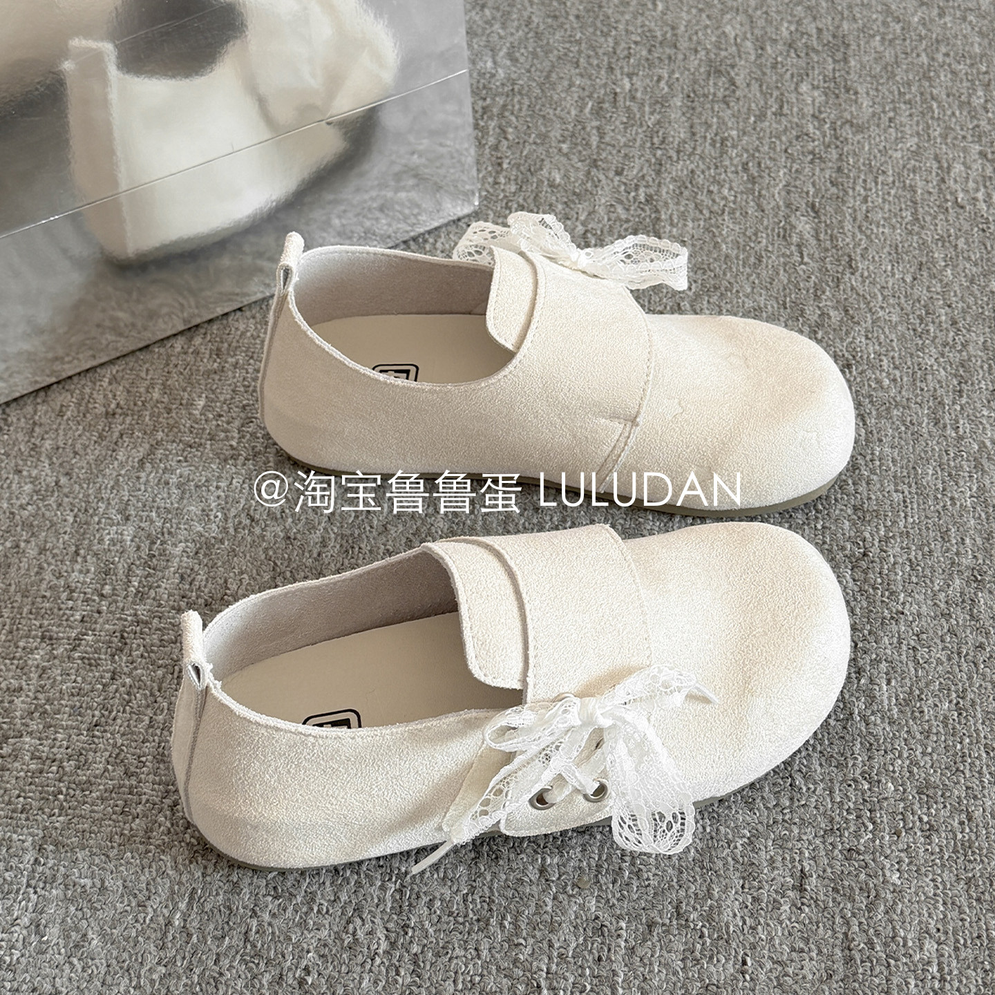 鲁鲁蛋 一脚蹬勃肯鞋全包女2026新款春季休闲鞋懒人一脚蹬休闲鞋