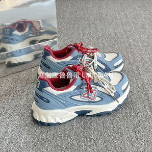 鲁鲁蛋 厚底老爹鞋2026新款今年流行爆款小白鞋配阔腿裤的运动鞋