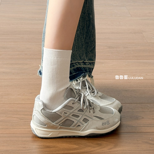 鲁鲁蛋 运动鞋女夏薄款老爹鞋2026超火巨好看网鞋女透气网面板鞋
