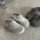 鲁鲁蛋 厚底毛毛拖鞋女外穿2025新款冬季加绒保暖包头半拖鞋棉鞋