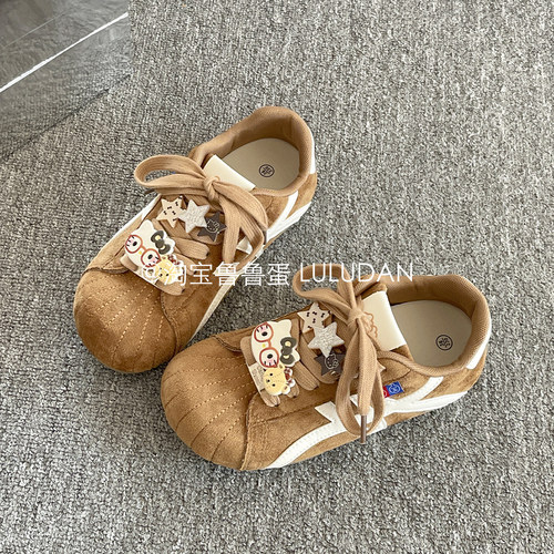 鲁鲁蛋秋季女鞋复古德训鞋子女2025新款爆款小众不撞款板鞋休闲鞋