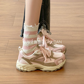子女2026新款 厚底老爹鞋 爆款 鲁鲁蛋百搭小白鞋 秋季 女鞋 休闲运动鞋