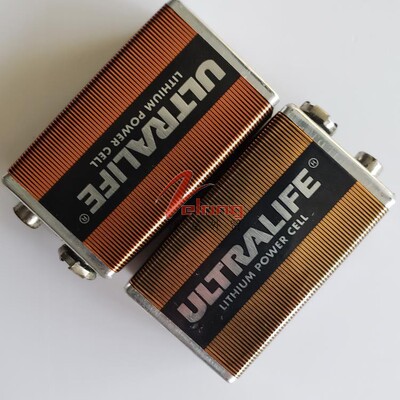 USED美国制造10年长寿ULTRALIFE9V电池使用过全检电压电量正常