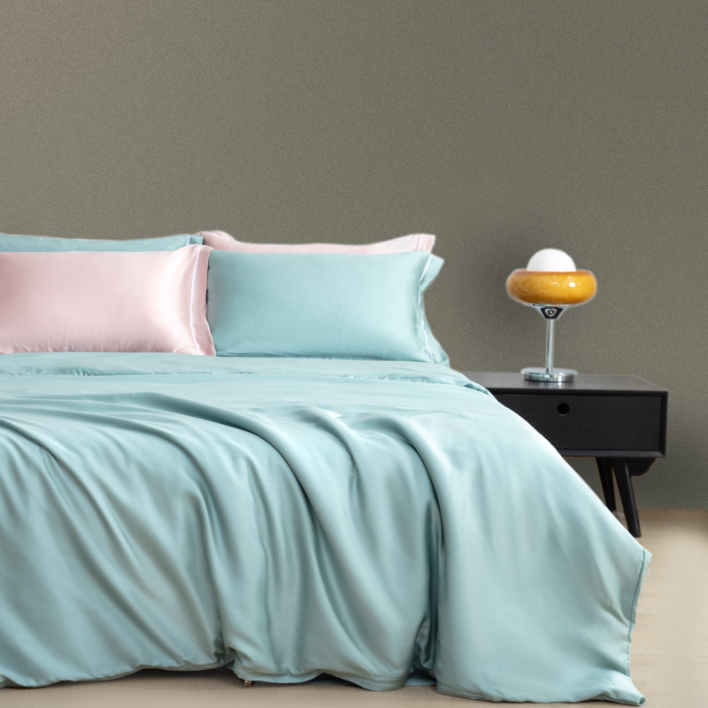 定做定制裸睡莱赛尔天丝四件套冰丝榻榻米拼接床包组被套被罩双人