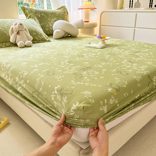 定做订制A类加厚全棉纯棉磨毛床笠榻榻米高低床罩套包135*190*200