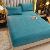 定做订制加厚牛奶绒床笠床罩榻榻米高低拼接床90 190 135 100 120