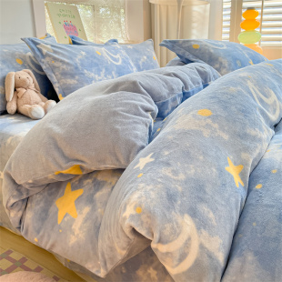 215 200 230 250 定做订制加厚牛奶绒被套被罩150 248 180