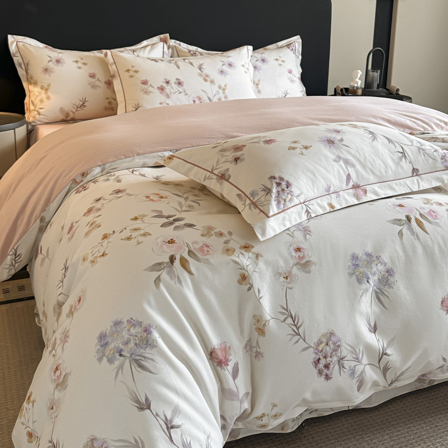 定做订制全棉纯棉磨毛四件套榻榻米被套被罩229*230*250*248×248