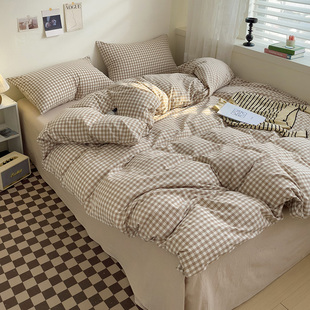 定做订制全棉纯棉四件套榻榻米double queen king size澳欧洲美国