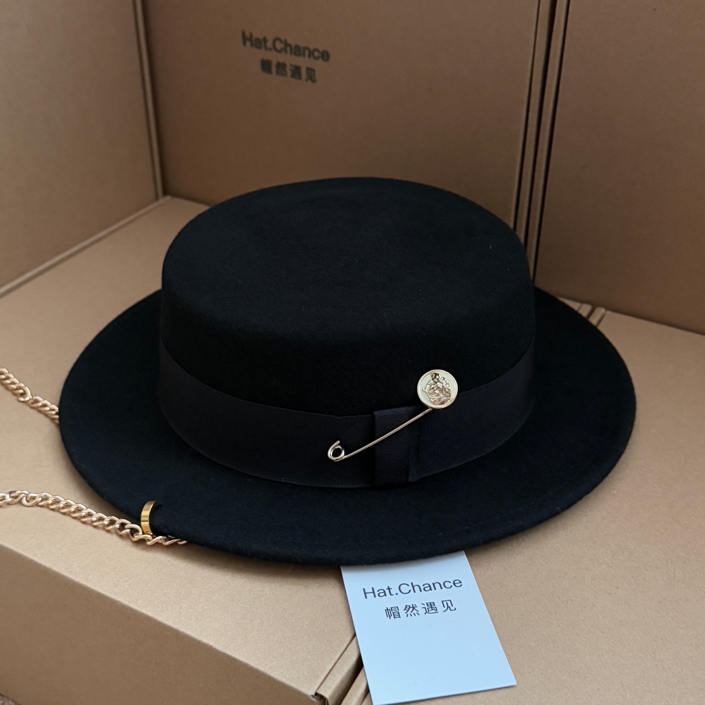 欧美英伦复古纯羊毛平顶帽