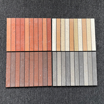 餐厅咖啡店外墙砖长条红砖