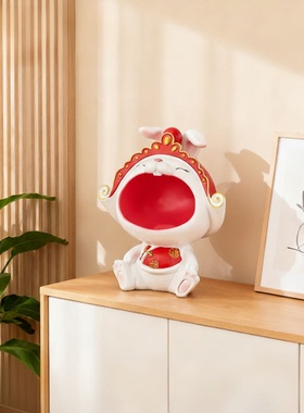 高级感小熊毛绒公仔手办摆件