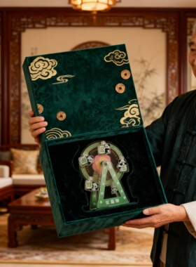 中国风珐琅祥云生肖兔打火机