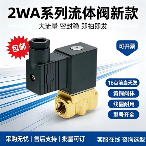 原装正品亚德客2WA电磁阀