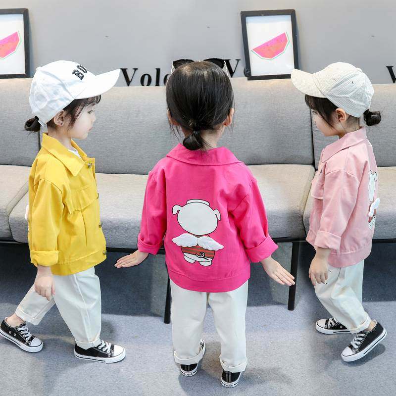 秋天1秋季儿童衣服装0至2女孩小孩子宝宝穿的4岁休闲外套三件套装在类目 童装/婴儿装/亲子装, 套装中 - 来自Buy2taobao.com提供专业的淘宝代购服务