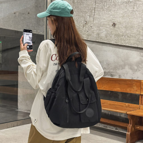 大容量双肩包女多功能通勤背包男