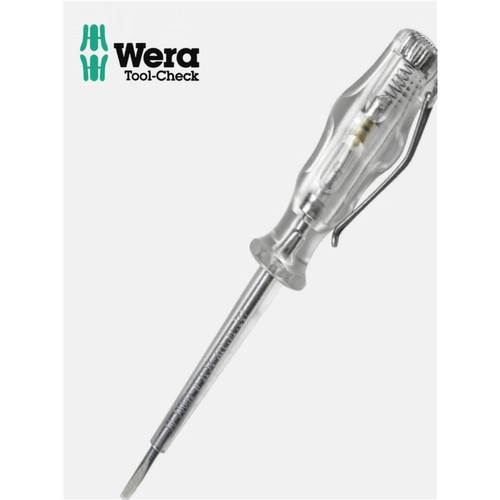德国wera维拉进口247单极150-220V测电笔电工专用电笔05005655001