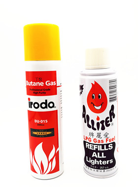 台湾IRODA爱烙达瓶装气BU-015瓦斯气/丁烷气 烙铁/喷火枪使用气体