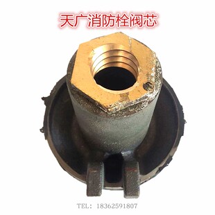 天广消火栓阀芯SS100-65-1.6X消防栓配件密封垫皮垫阀瓣