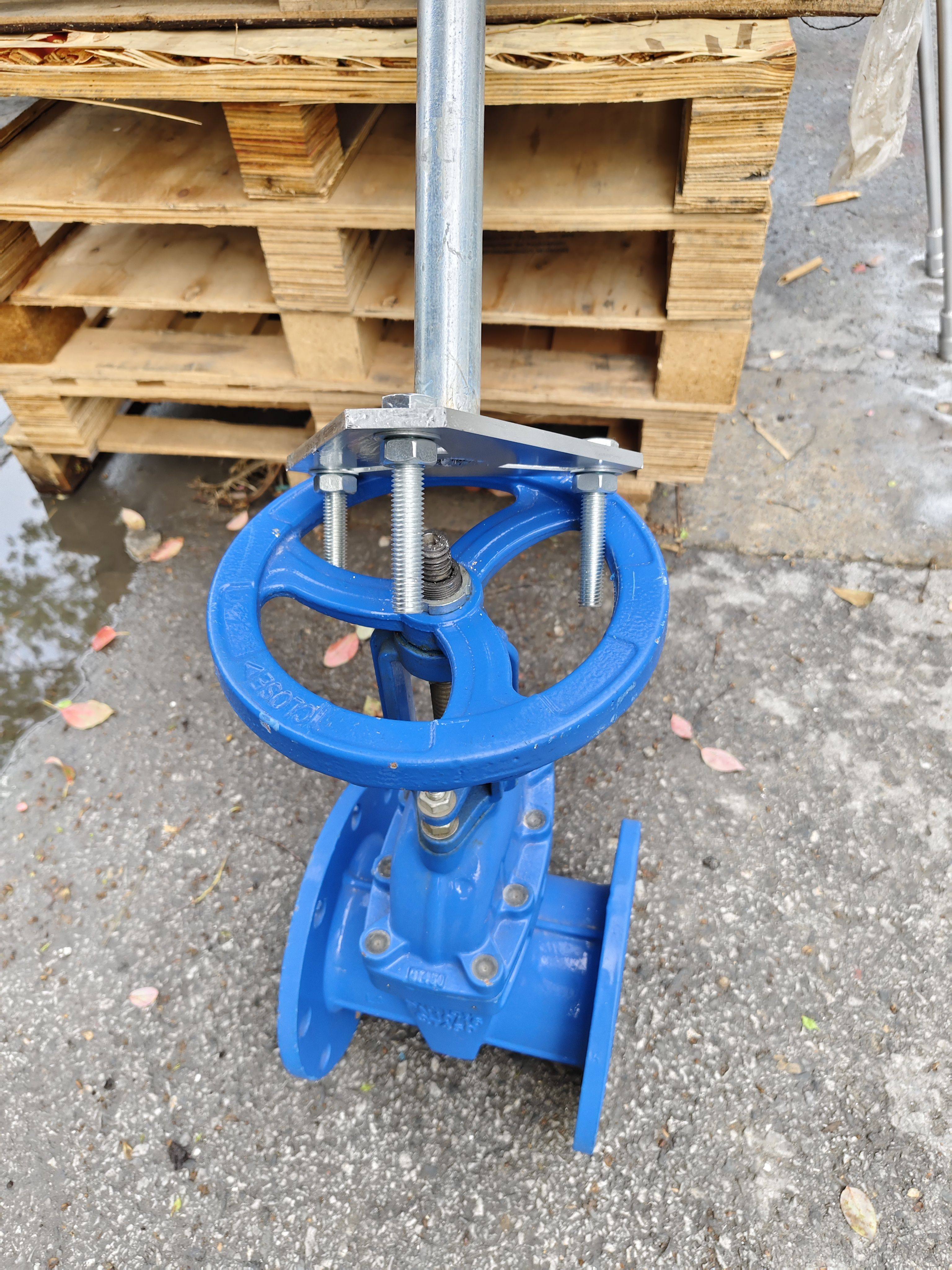 免下井地下闸阀开关扳手三爪可调节暗杆明杆阀门省力加力工具