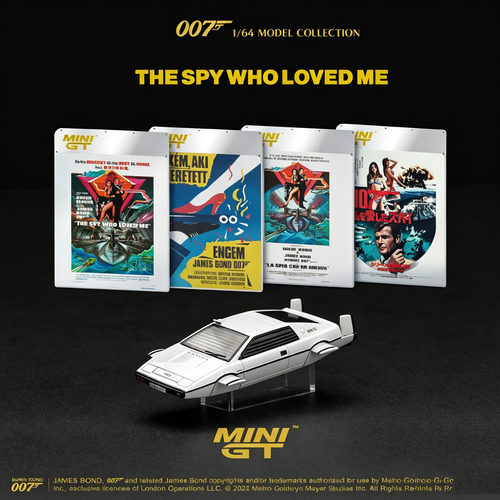 【预售定金】MINIGT1:64 007莲花 S1“The Spy Who Loved Me