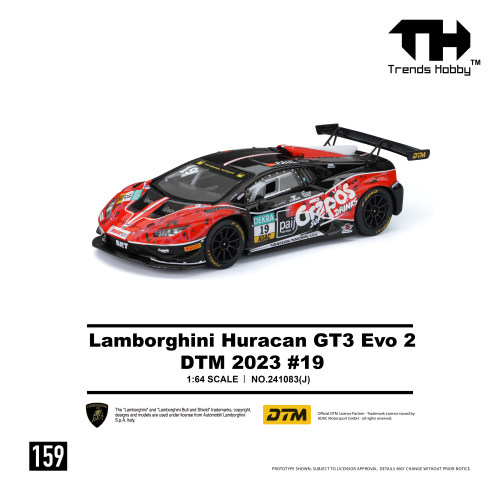 【预售全款】TH-兰博基尼 Huracan GT3 EVO2 - DTM 2023 19号