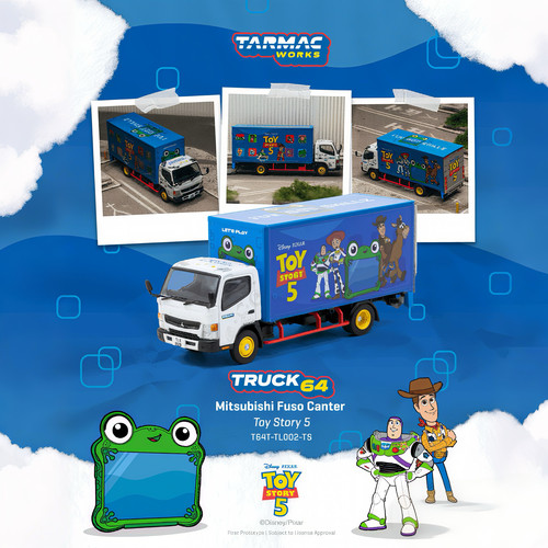 【预售定金】TW1:64 三菱Fuso 玩具总动员5 合金 T64T-TL002-TS
