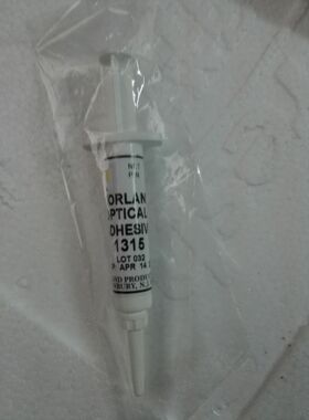 原装低折射率6G针筒支装美国NORLAND光学UV固化胶NOA1315