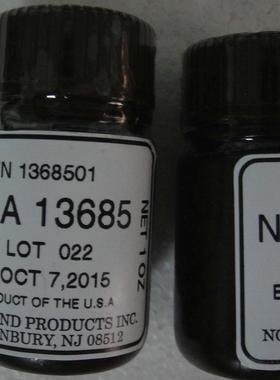 低折射率28.35G美国原装正品Norland紫外线UV光学固化胶NOA13685