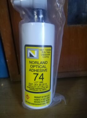 低粘度100G装美国原装Norland光敏胶 紫外UV光学固化胶水NOA74
