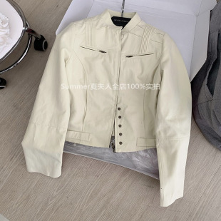 天赋夹克100棉小众设计感百搭休闲立领工装 夹克外套