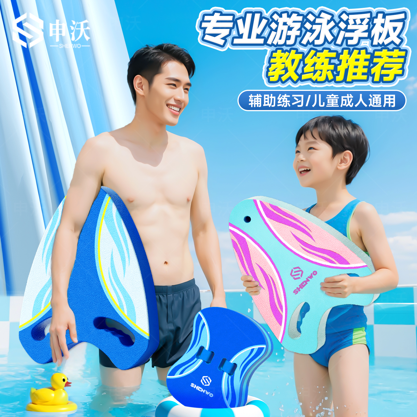 【教练推荐学游泳神器】加厚浮板