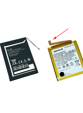 EL40 HE50 KS40适用于摩托罗拉E1 E7 E4Plus E5Plus电池LC40 NH40